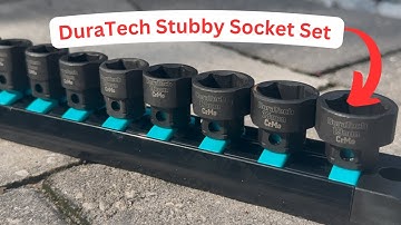DuraTech Stubby Impact Socket Set | Mechanics, Contractors, and DIYers