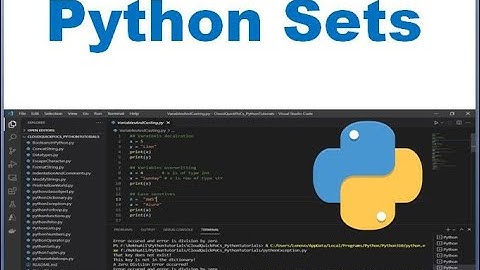 Video-14 | Python programming | Python set Data type  | Python Tutorial | #DevOps #Coding