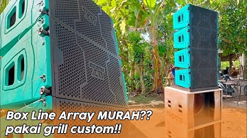 box Line array 10 inch custom |box sound gantung | box speaker 10 inch
