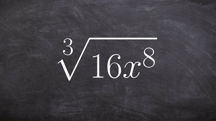 Learn how to simplify the cube root of a variable expression