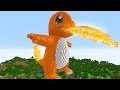 MINECRAFT vs POKEMON GO : GIGA CHARMANDER VS REZENDEEVIL !!