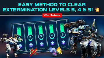 07 Nov 2025 | EASY Way to Complete Extermination Mode! 💥 Hunting Grounds Guide | War Robots #gaming