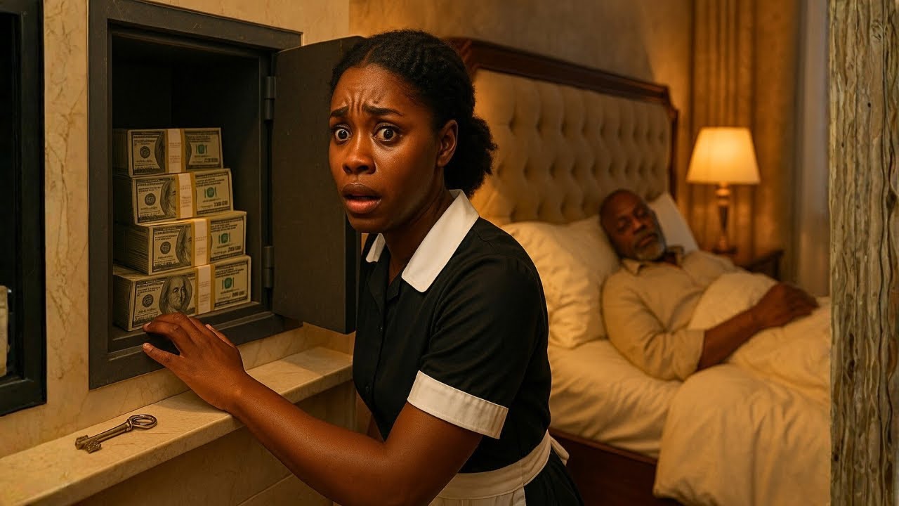 Old Billionare Pretends to Sleep to See What His Maid Would Do to the Opened Safe. #movie #story 