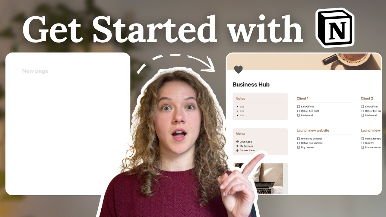 How to get started with Notion - Beginners Quick Guide 2026 - YouTube