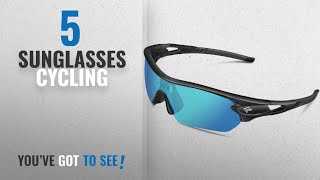 Top 10 Sunglasses Cycling [ Winter 2018 ]: Torege Polarized Sports Sunglasses With 5 Interchangeable