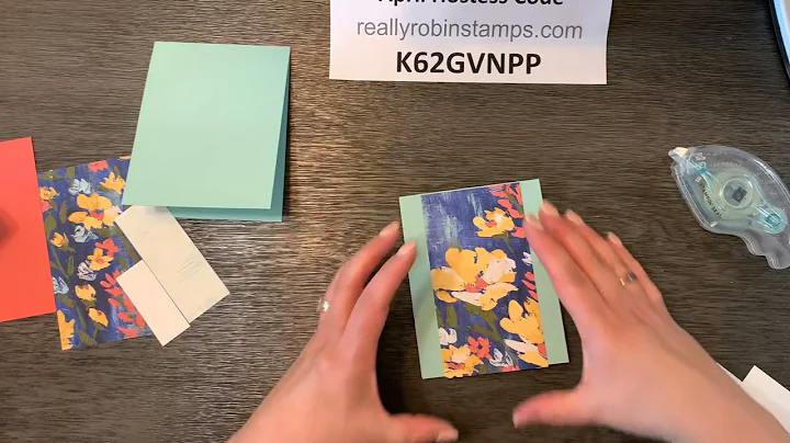 A Simple Card Template to Bust your Stash of Patte...