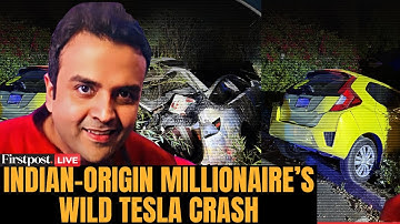 LIVE: Indian-Origin Millionaire Crashes Tesla After Alleged Fire Attempt at Winery | N18G