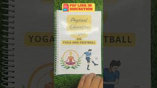 Physical Education Project File Class 12Th Project On Yoga And Football
