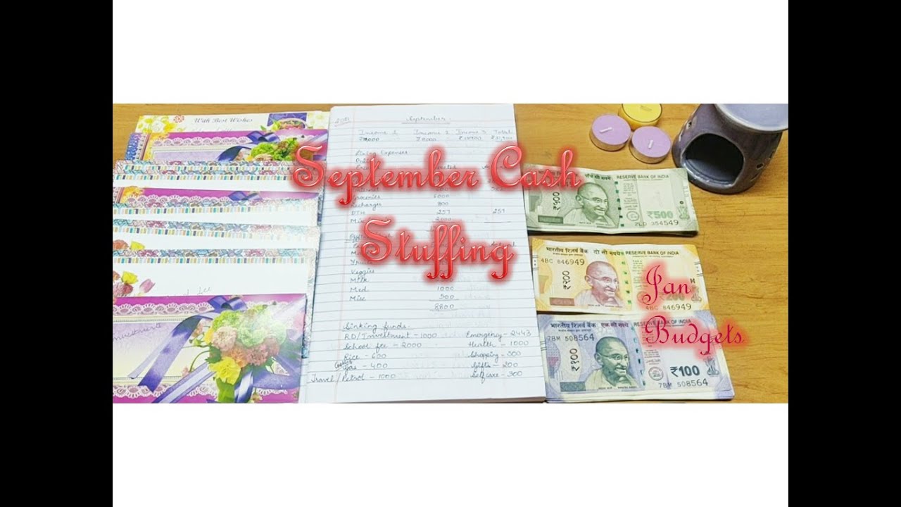 Cash Envelope Stuffing | September | Low Income | India