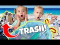 Learning about Ocean Trash! Lets help MrBeast and Team Seas clean up 30 MILLION pounds of trash!!