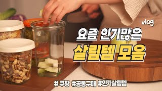 인기많은 살림템 모음 브이로그ㅣ쿠팡추천템ㅣ공동구매인기템ㅣ웩유리용기 L Weck