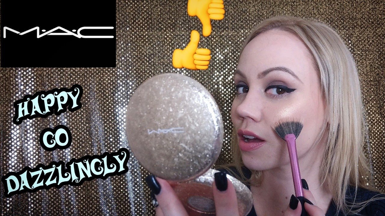 (MAC) *HAPPY GO DAZZLINGLY* REVIEW & SWATCH  |Snowball Highlighter| 2018 *Fair skin*