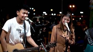 DALAN LIYANE  - HENDRA KUMBARA LIRIK LIVE AKUSTIK COVER BY NABILA MAHARANI FT TRI SUAKA