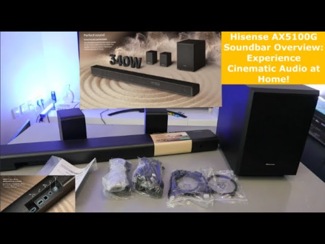 Dolby Atmos 5.1 Soundbar AX5100G - Hisense Australia