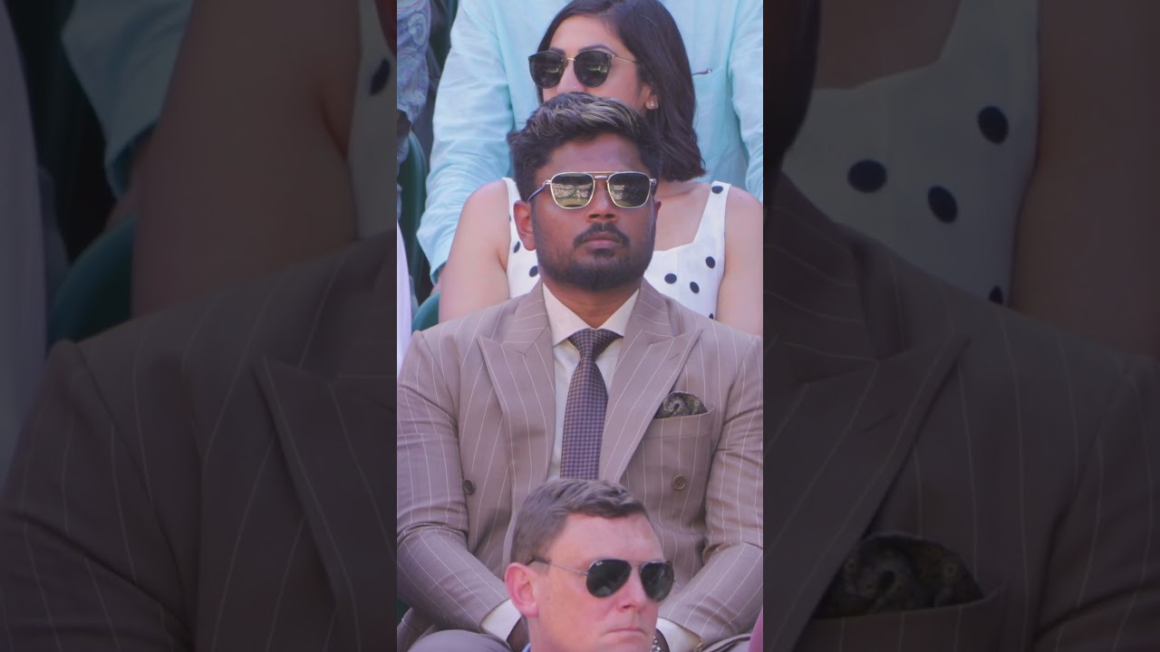 Sanju Chetta at Wimbledon 😎