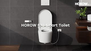Meet HOROW S70 Smart Toilet & HOROW Giveaway! Win a Premium Sink or a Smart Toilet🎁 #wc #bathroom