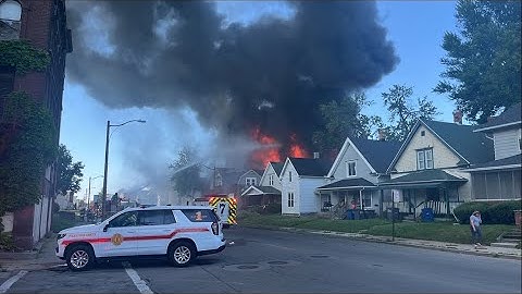 Huge fire breaks out on Lagrange St. on Sunday afternoon