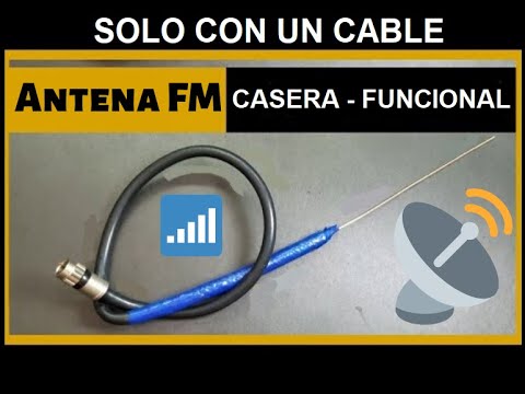 Video: ¿Puedo usar un cable de altavoz como antena de FM?