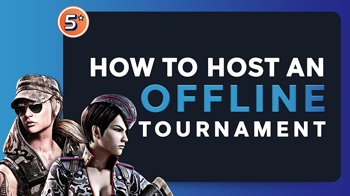 How to Host an Offline Tournament