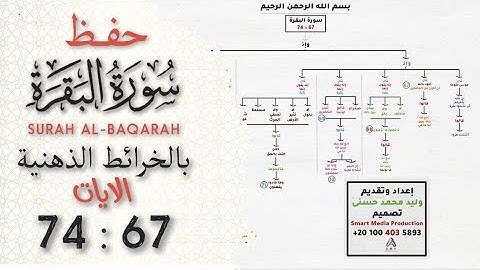 احفظ بسهولة آيات قصة البقرة ( 67 حتى 74 ) سورة البقرة