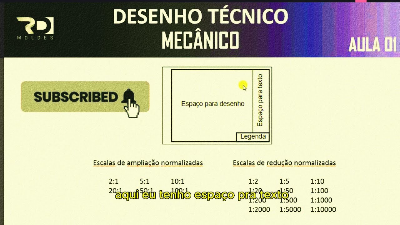 Aula 1 de desenho Tecnico mecânico - YouTube