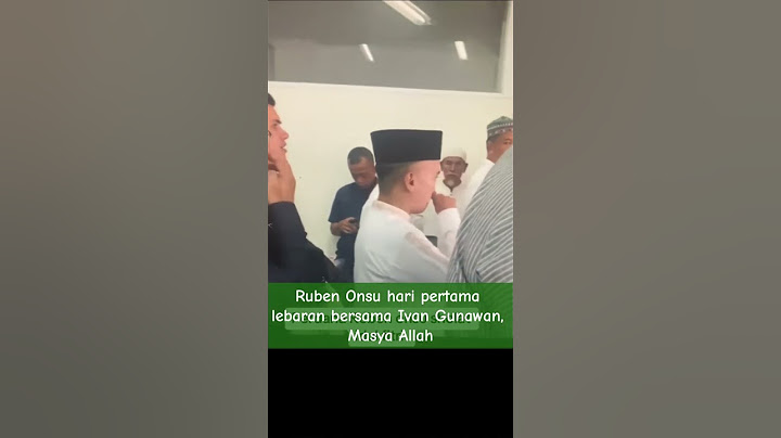 Ruben Onsu hari pertama lebaran bersama Ivan Gunawan, Masya Allah