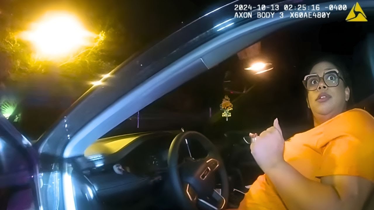 Entitled Woman Turns Routine Traffic Stop Into Chaos - YouTube
