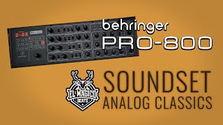 BEHRINGER PRO-800 PATCHES | ANALOG CLASSICS | Soundset by El Magico | Demo