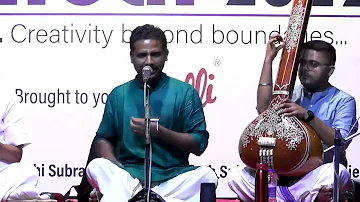 K S Vishnudev - Vocal l Pallavi Darbar - 2022 l Carnatica & Sri Parthasarathy Swami Sabha