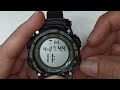 como programar la hora y fecha del reloj de la marca SINTE 6873D