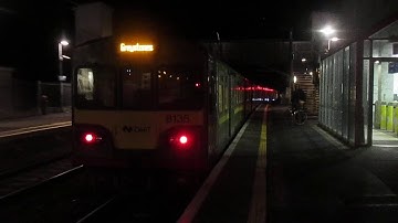 IE 8100 Class Dart No 8135 Going Out Of Service In Greystones Heading For The Sidings Rare !!