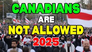 10 Countries Where Canadians Are Not Allowed From Visiting in 2025