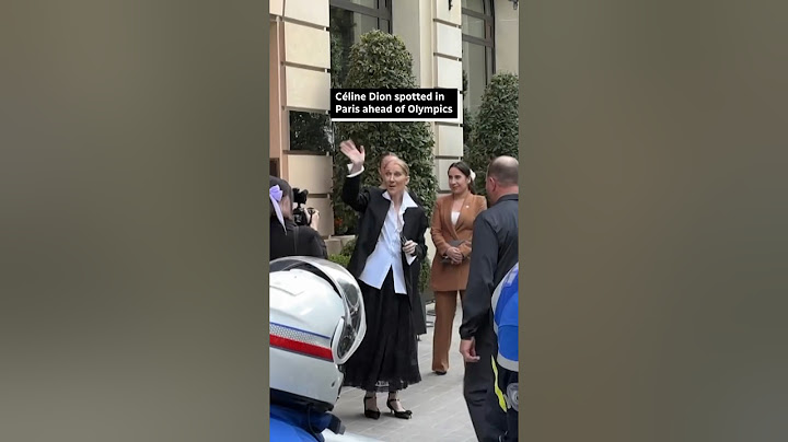 Céline Dion spotted in Paris ahead of Olympics