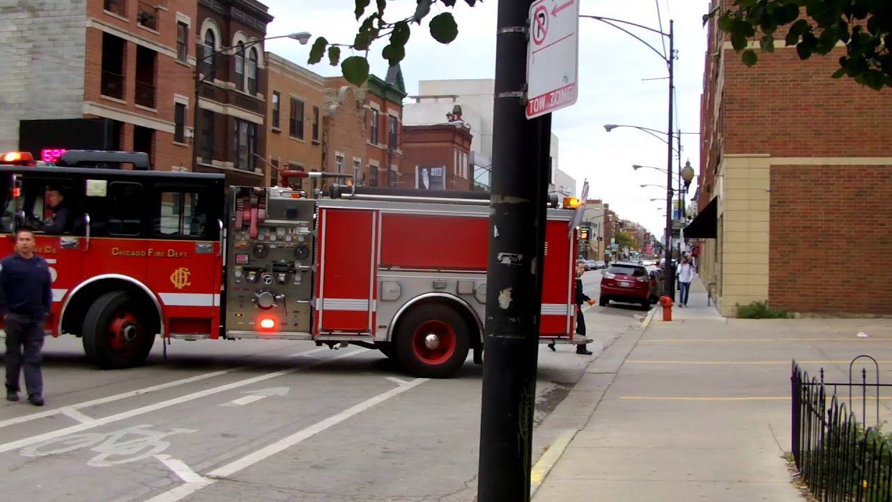 Chicago Fire Department Engine 55 Returning YouTube