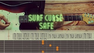 Video thumbnail of "Surf Curse - Safe / Guitar Tutorial / Tabs + Chords + Solo"