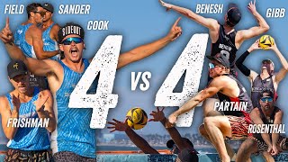 4 vs 4 Pro Beach Volleyball: Benesh/Partain/Gibb/Rosenthal vs Cook/Field/Sander/Frishman/Patterson