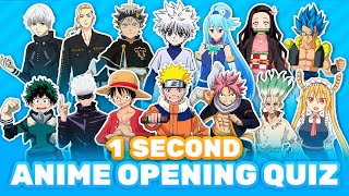 CAN YOU GUESS THE OPENING IN 1 SECOND? 🎶🕹️ Guess the anime opening | Anime QUIZ! 💙 screenshot 2