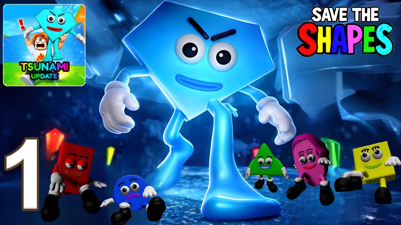 Save The Shapes - Gameplay Walkthrough Part 1 - Monster Attack Roblox (Android, iOS)