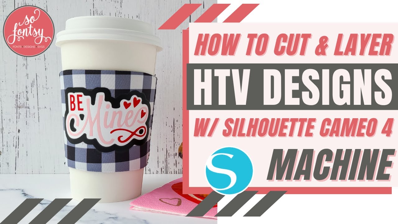 How to Layer Glitter Heat Transfer Vinyl with Silhouette (V4 Tutorial) -  Silhouette School