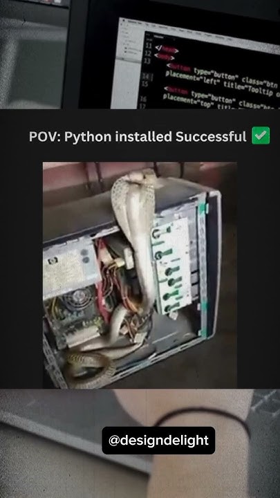 Finally I installed python successfully 🤣🤣🤣 - YouTube