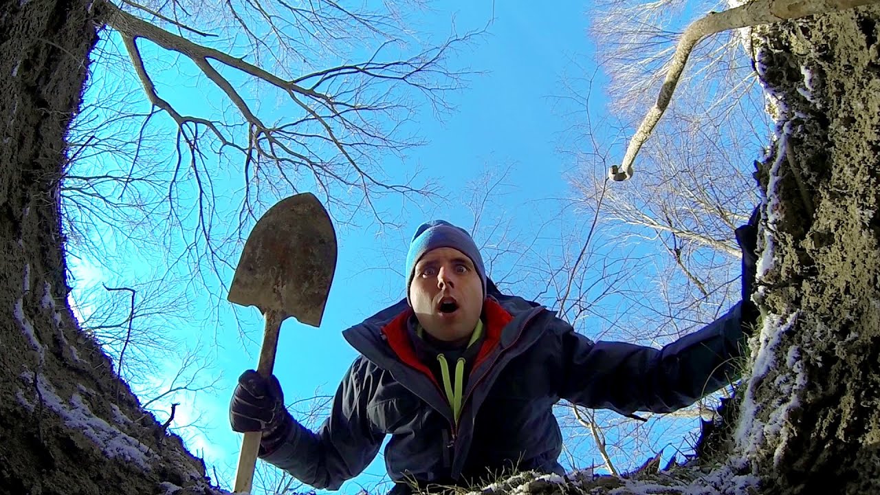 The HOLE IN THE BACKYARD! update.. you won't believe THIS! - YouTube