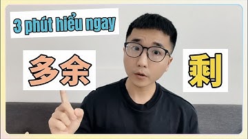A Jay Chinese｜3 phút nhớ nhanh từ đồng nghĩa tiếng Trung "多余  & 剩"- Học Tiếng Trung Giao Tiếp 2022