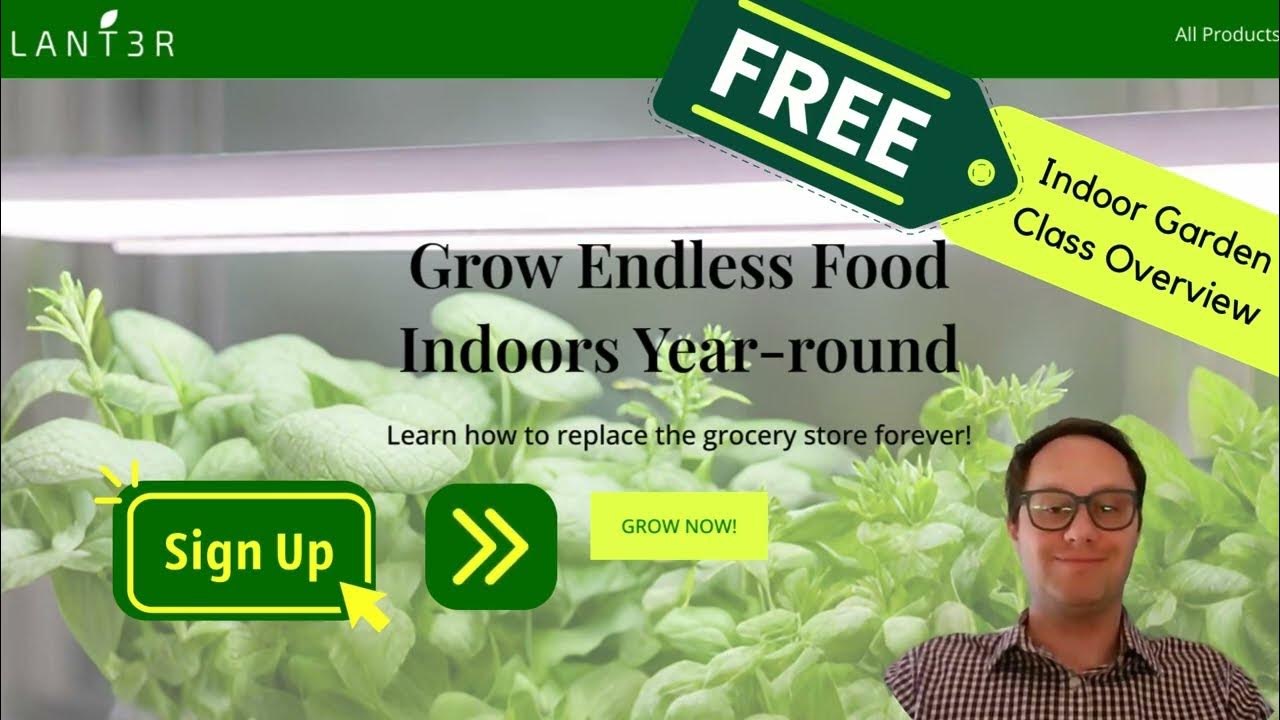 How to Grow Food Indoors Yearround with LED Lights (only on