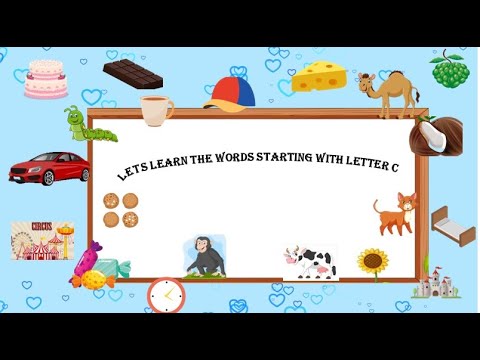 ABCD Phonetics- Words starting with letter C - YouTube