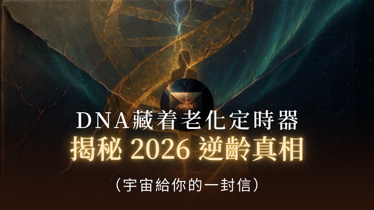 DNA 裡藏着「老化定時器」？揭秘 2026 逆齡真相：識破細胞的死亡指令，關掉讓你衰老的生物開關！覺醒逆齡 01