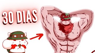 TEEMO TRANSFORMAÇÃO CALISTÊNICA EM 30 DIAS - NUNCA SUBESTIME O PODER DO CÓDIGO DOS ESCOTEIROS 🔥🔥🔥