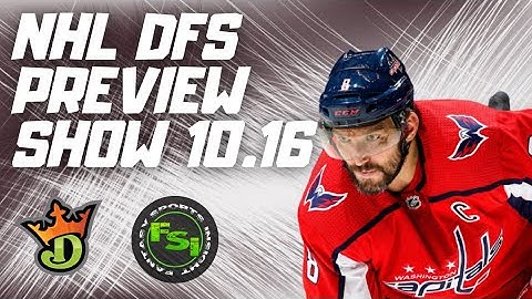 NHL DFS Picks Show - Saturday, October 16th - DraftKings Picks - 2021 Fantasy Hockey