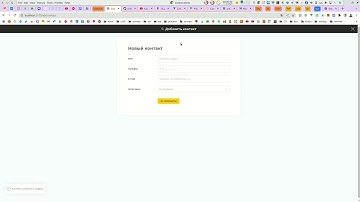 0 Превью проекта "Книга Контактов" на Vue 3 options api  + Vue Router + Pinia Store + localStorage
