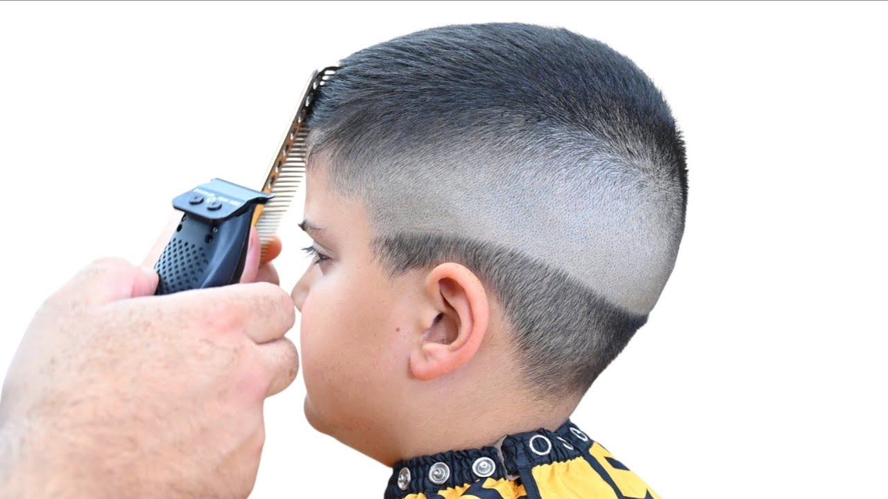 تعلم أسهل طريقة لتدريج شعر الأطفال/ Easy Kids Fade in Minutes