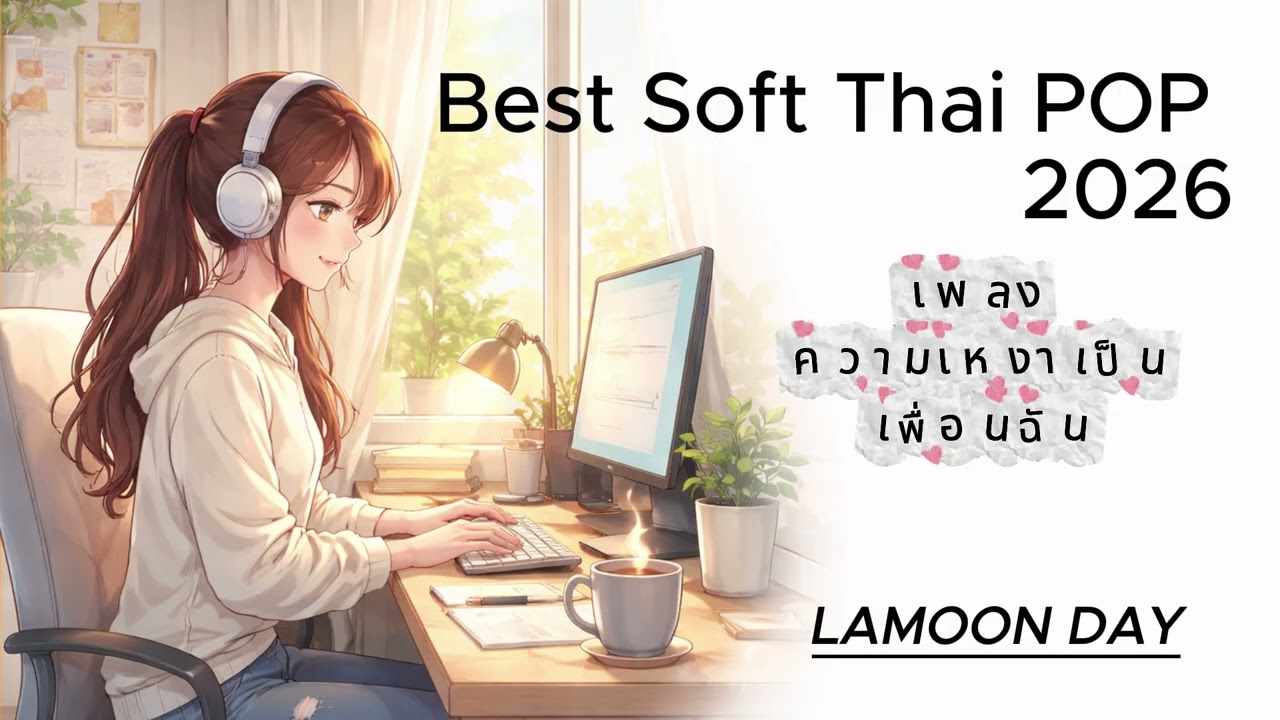 #รวมเพลง Pop เบา ๆ ฟังสบาย ฟังทำงาน ฟังก่อนนอน ฟังอ่านหนังสือ #เพลงฮิต #เพลงไทย #เพลงใหม่ล่าสุด